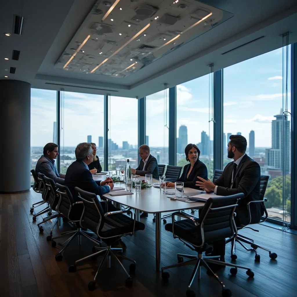 Equipo de FinConsult Argentina en oficina corporativa